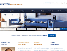 Tablet Screenshot of mapleleafrealty.ca